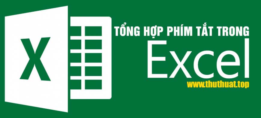 Phím tắt trong excel