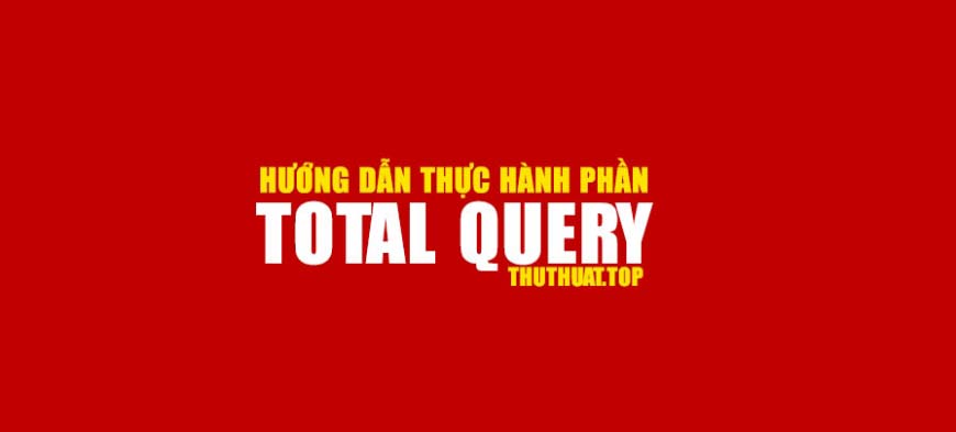 Hướng dẫn thực hành Total Query trong Access